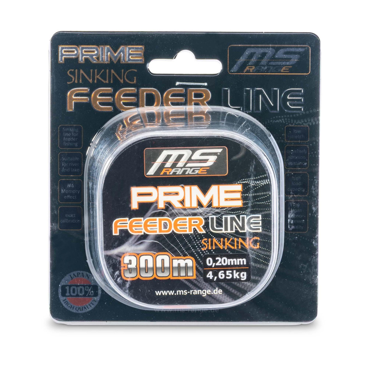 Żyłka MS-RANGE Prime Feeder Line sinking 300m 0,28mm / 8,32Kg