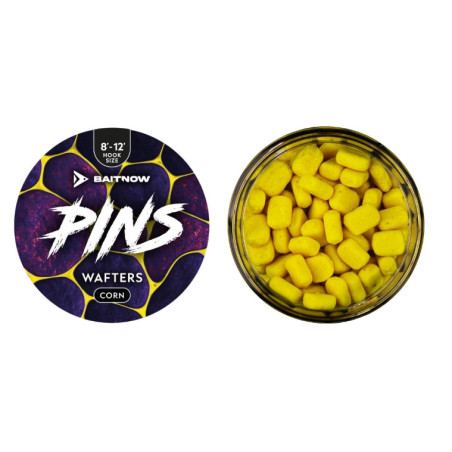 Przynęta BaitNow Pins Wafters 8mm - Corn Przynęta BaitNow Pins Wafters 8mm - Corn