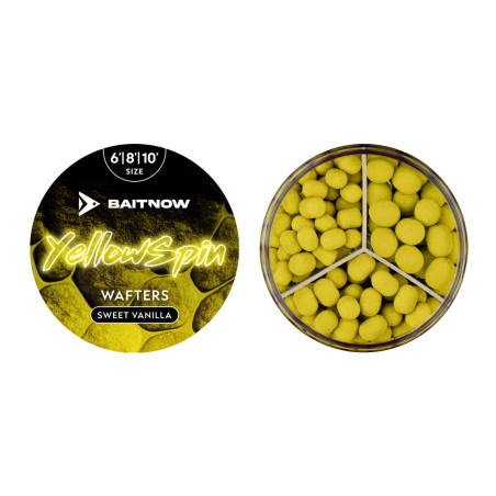 Przynęta BaitNow Wafters 6, 8, 10mm - Yellow Spin