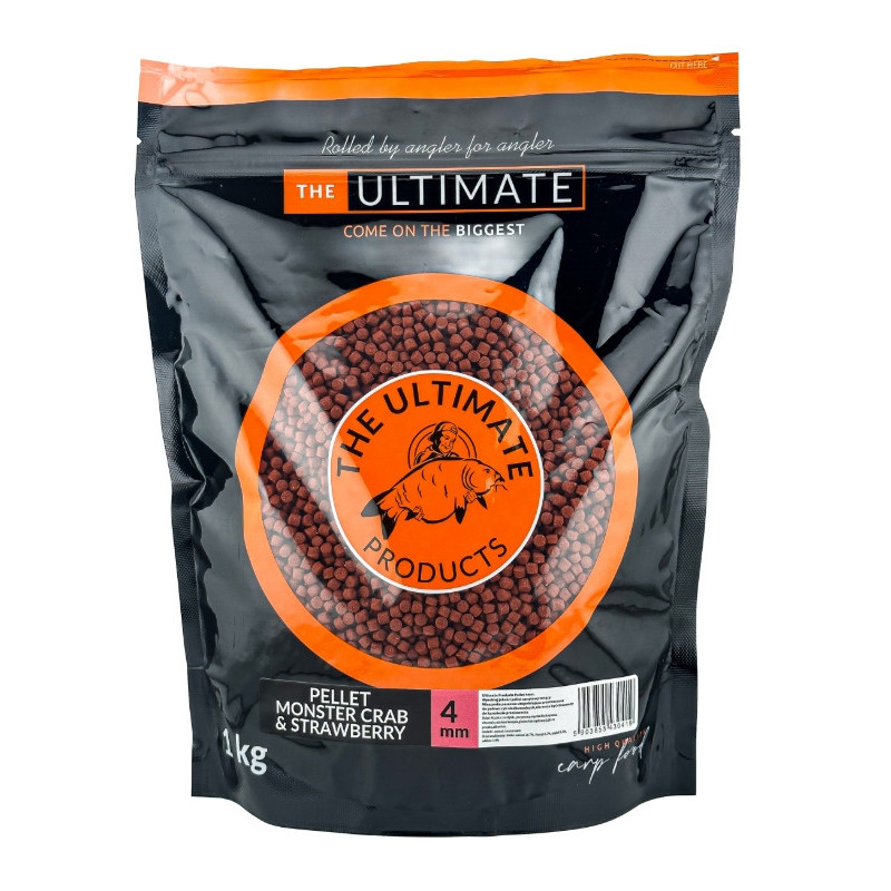 Pellet The Ultimate Monster Crab & Strawberry 4mm 1kg