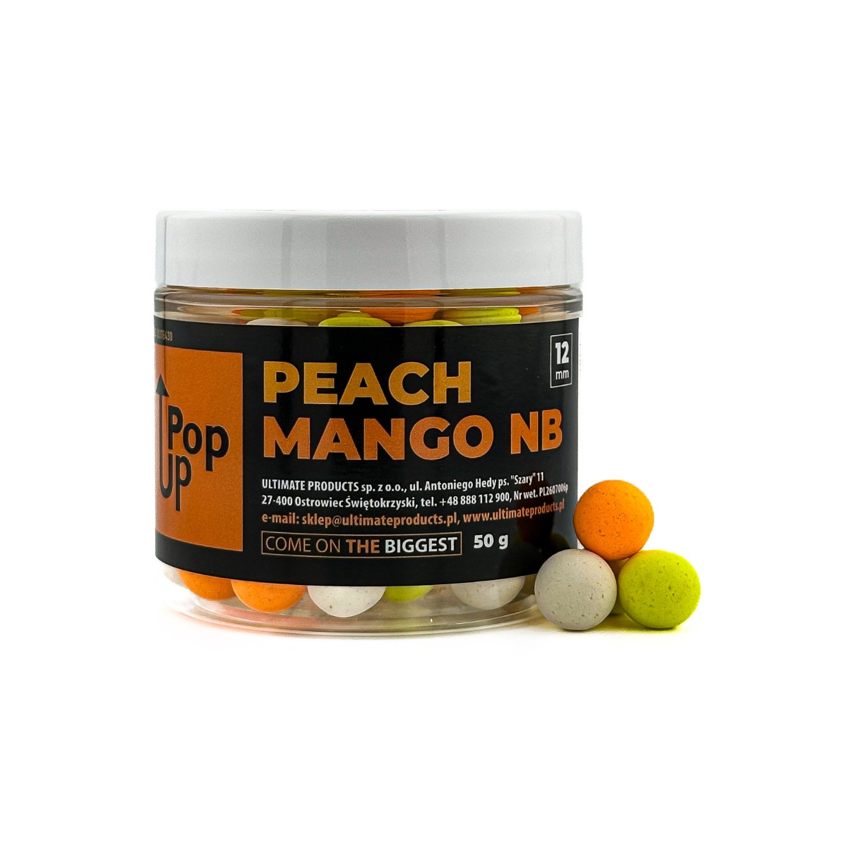 Kulki The Ultimate Pop-up Peach Mango 12mm Kulki The Ultimate Pop-up Peach Mango 12mm