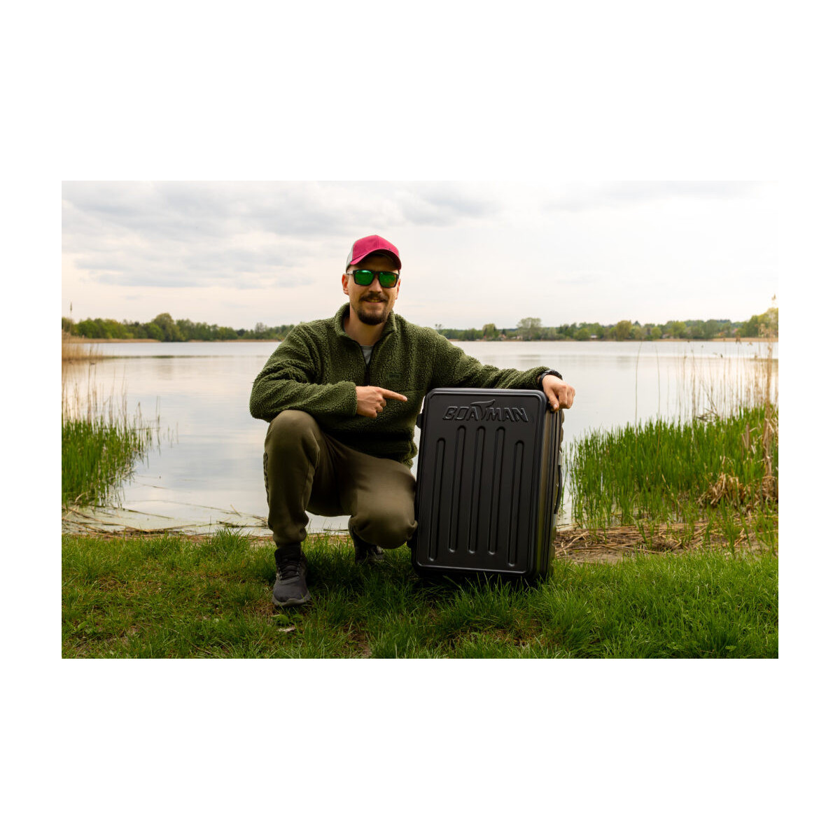 Pokrowiec na łódź zanętową Boatman Hard Case