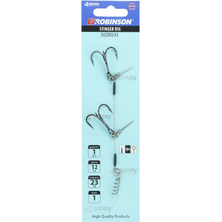 Dozbrojka stalowa Robinson dwie kotwice przesuwna 9cm / 23kg