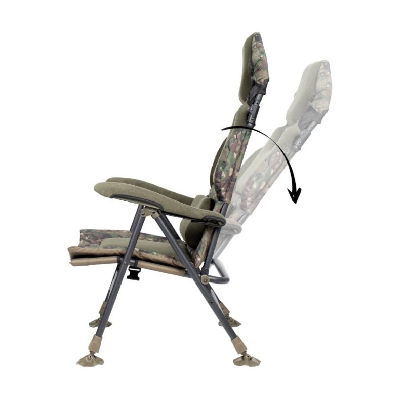 Fotel Trakker Levelite Longback Recliner Camo