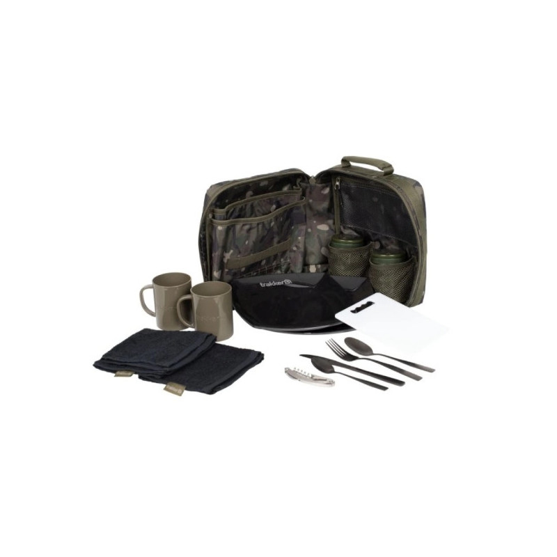 Torba z akcesoriami kuchennymi Trakker NXC Camo Deluxe Food Set 27x27x10cm