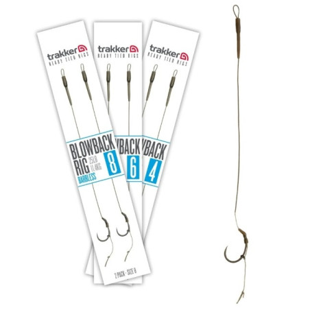 Przypony Trakker Blowback Rig Barbless hak4 / 25lb