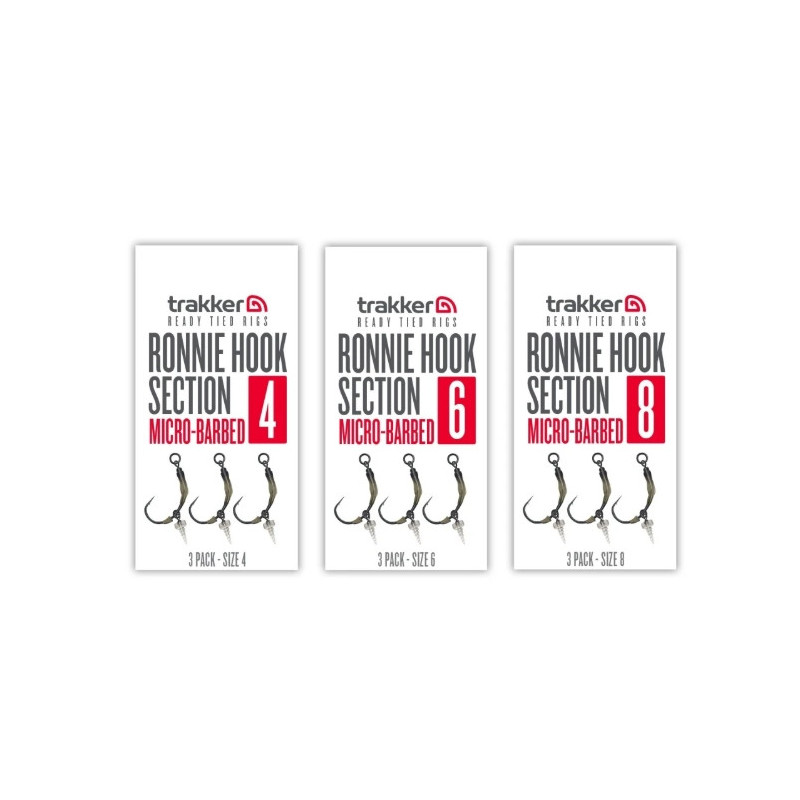 Haczyki Trakker Ronnie Hook Section Micro Barbed hak6