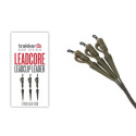 Gotowe zestawy  z leadcorem i bezpiecznym klipsem Trakker Leadcore Leadclip Leader 75cm / 45lb