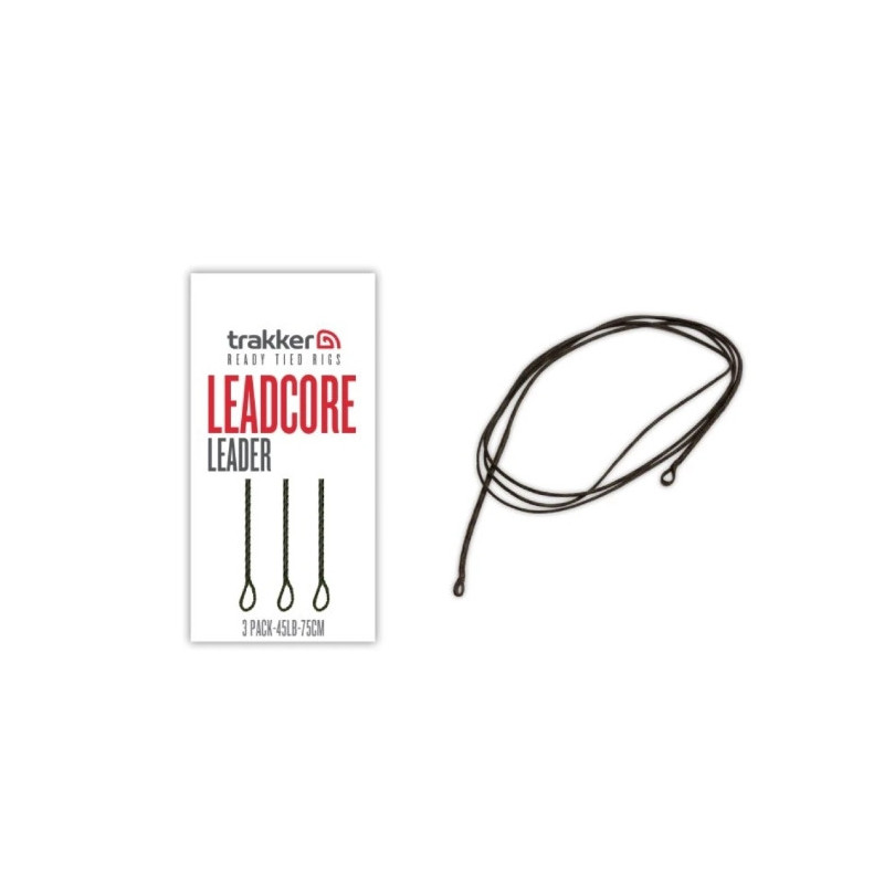 Gotowy leader z leadcoru Trakker Leadcore Leader 75cm / 45lb