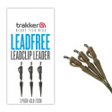 Gotowy leader bezrdzeniowy z bezpiecznym klipsem Trakker Leadfree Leadclip Leader 75cm / 45lb