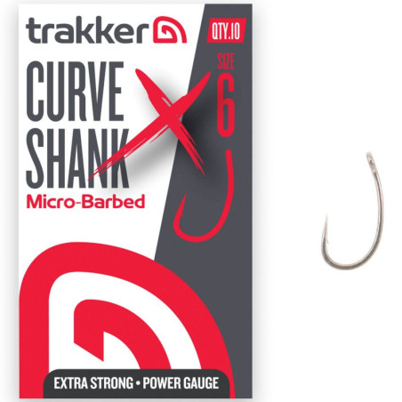 Haczyki Trakker Curve Shank XS Micro Barbed hak2