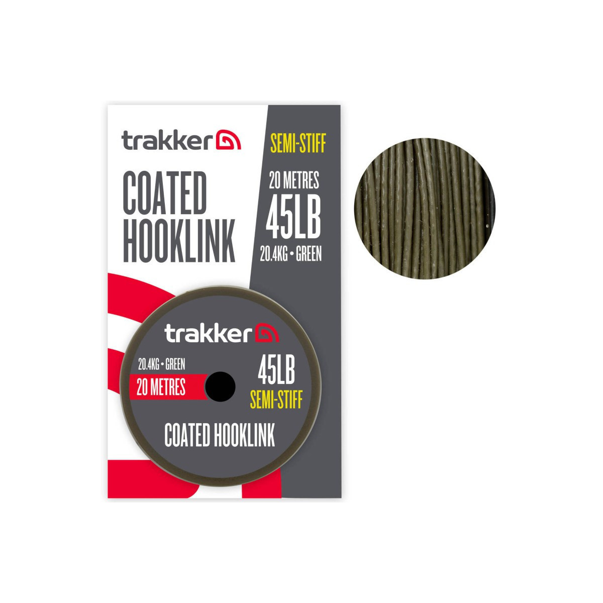 Plecionka Trakker Soft Coated Hooklink 20m / 45lb / 20,4kg