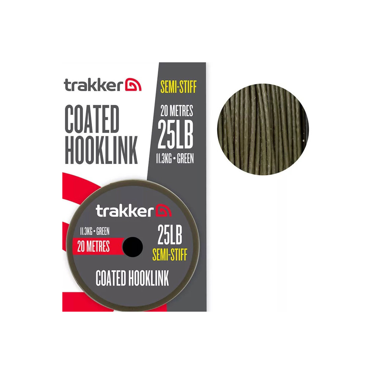 Plecionka Trakker Semi Stiff Coated Hooklink 20m / 25lb / 11,3kg