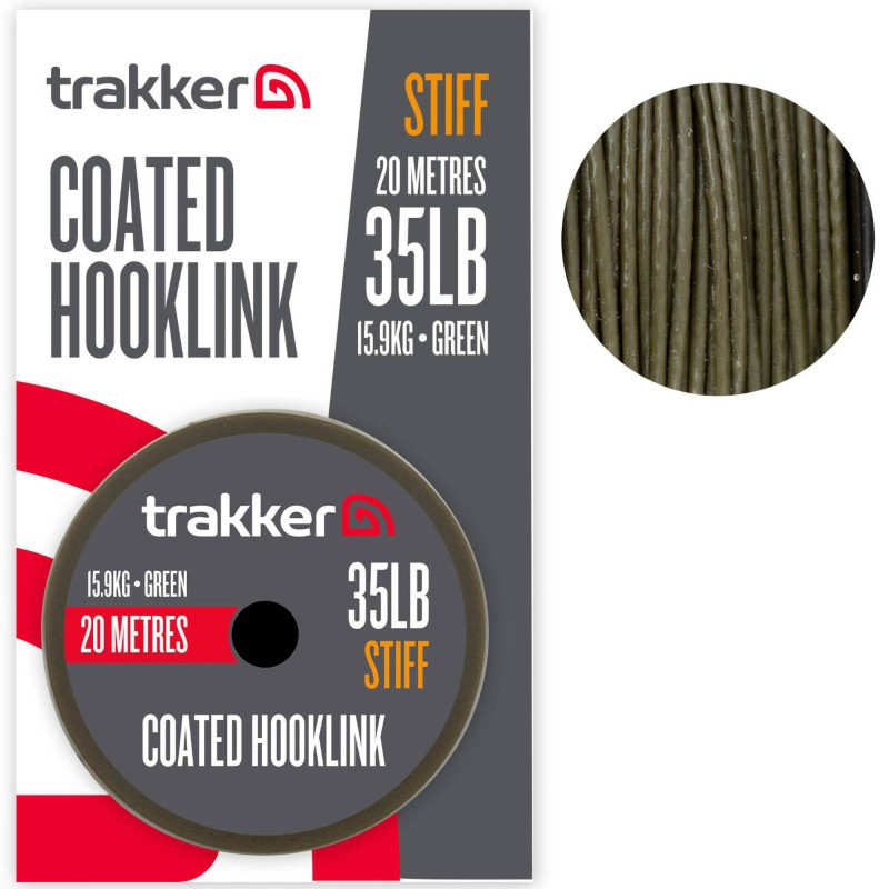 Plecionka Trakker Stiff Coated Hooklink 20m / 35lb / 15,9kg