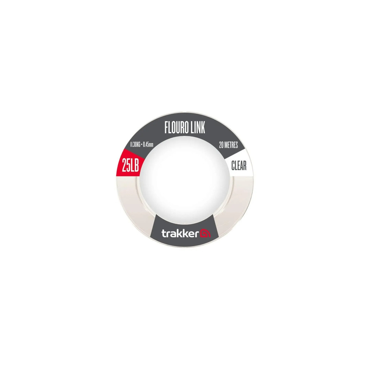 Materiał Przyponowy Fluorocarbon Trakker Fluoro Link 20m / 0,45mm / 25lb / 11,30kg Materiał Przyponowy Fluorocarbon Trakker Fluoro Link 20m / 0,45mm / 25lb / 11,30kg