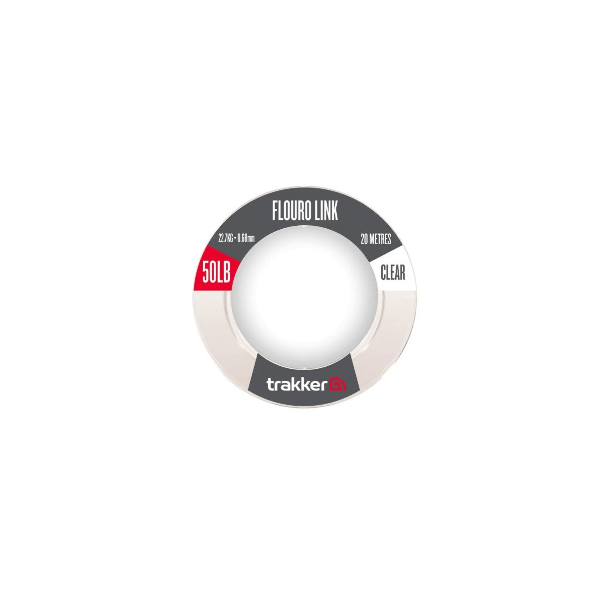 Materiał Przyponowy Fluorocarbon Trakker Fluoro Link 20m / 0,68mm / 50lb / 22,70kg
