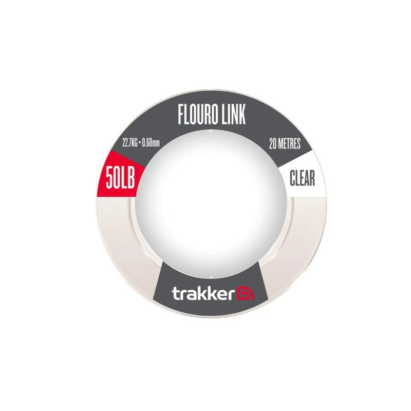 Materiał Przyponowy Fluorocarbon Trakker Fluoro Link 20m / 0,68mm / 50lb / 22,70kg