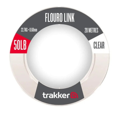 Materiał Przyponowy Fluorocarbon Trakker Fluoro Link 20m / 0,68mm / 50lb / 22,70kg