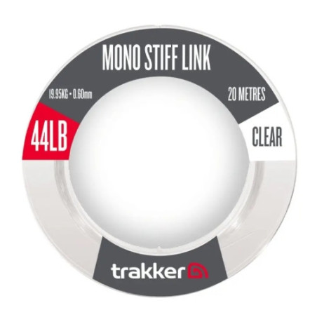 Sztywny materiał przyponowy mono Trakker Mono Stiff Link 20m / 0,60mm / 44lb / 19,95kg / Clear)