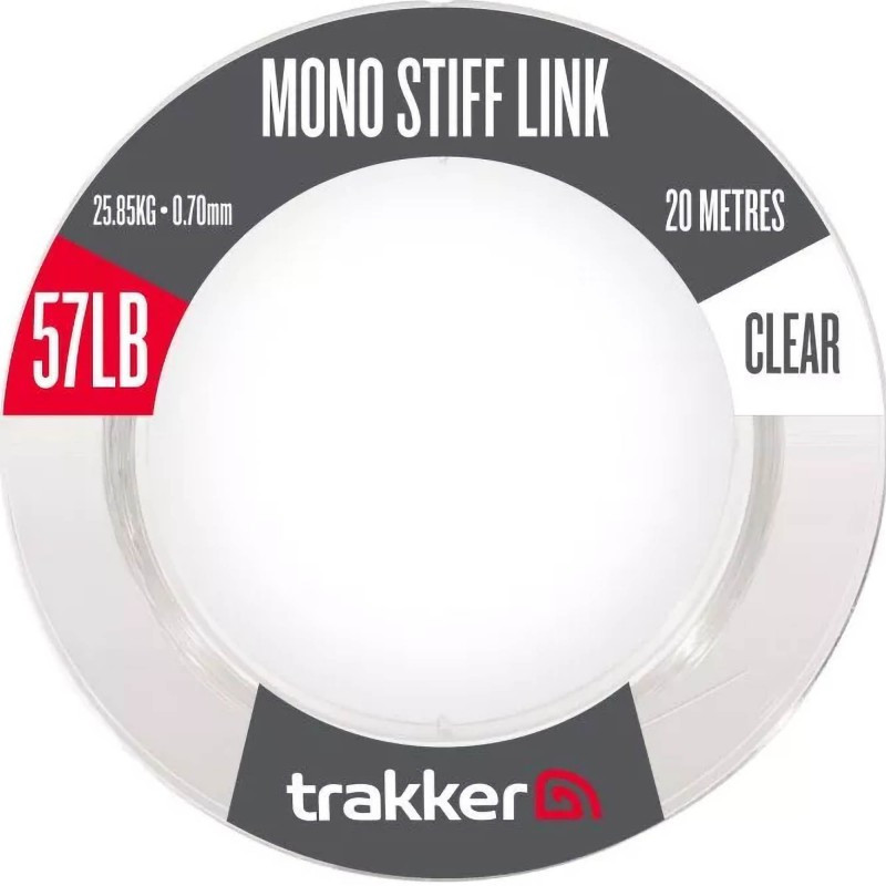 Sztywny materiał przyponowy mono Trakker Mono Stiff Link 20m / 0,70mm / 57lb / 25.85kg / Clear