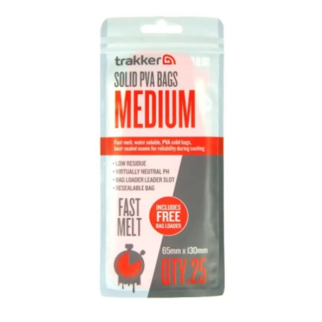 Woreczki Trakker Solid PVA Bags 6,5x13cm - Medium