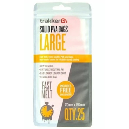 Woreczki Trakker Solid PVA Bags 7x14cm - Large