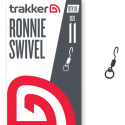 Krętlik z kółkiem do przyponu Ronnie Rig Trakker Ronnie Swivel roz.11