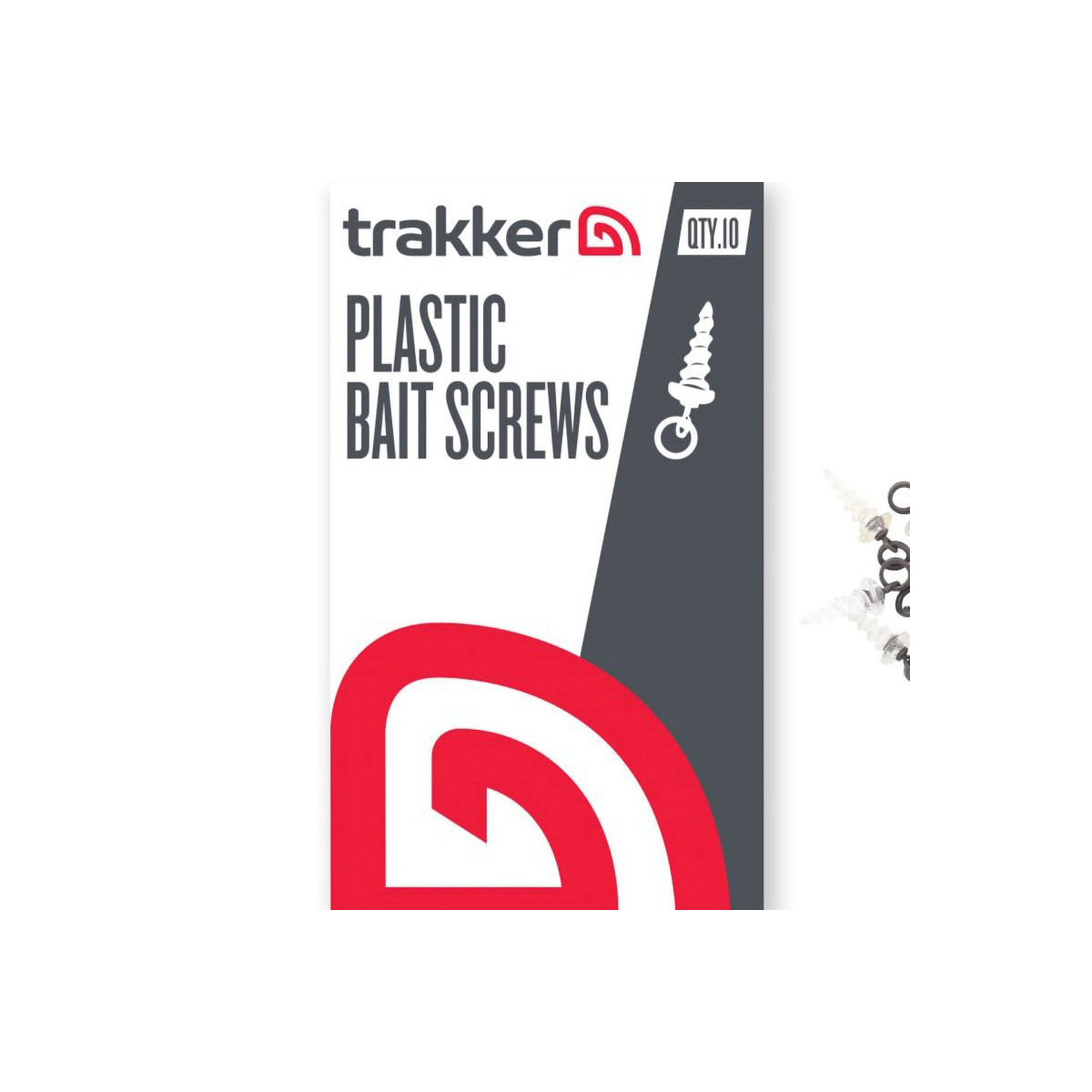 Wkręt do przynęt z krętlikiem Trakker Plastic Bait Screws 10szt.