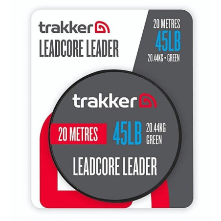 Materiał leadcore z ołowianym rdzeniem Trakker Leadcore Leader 20m / 45lb / 20,44kg