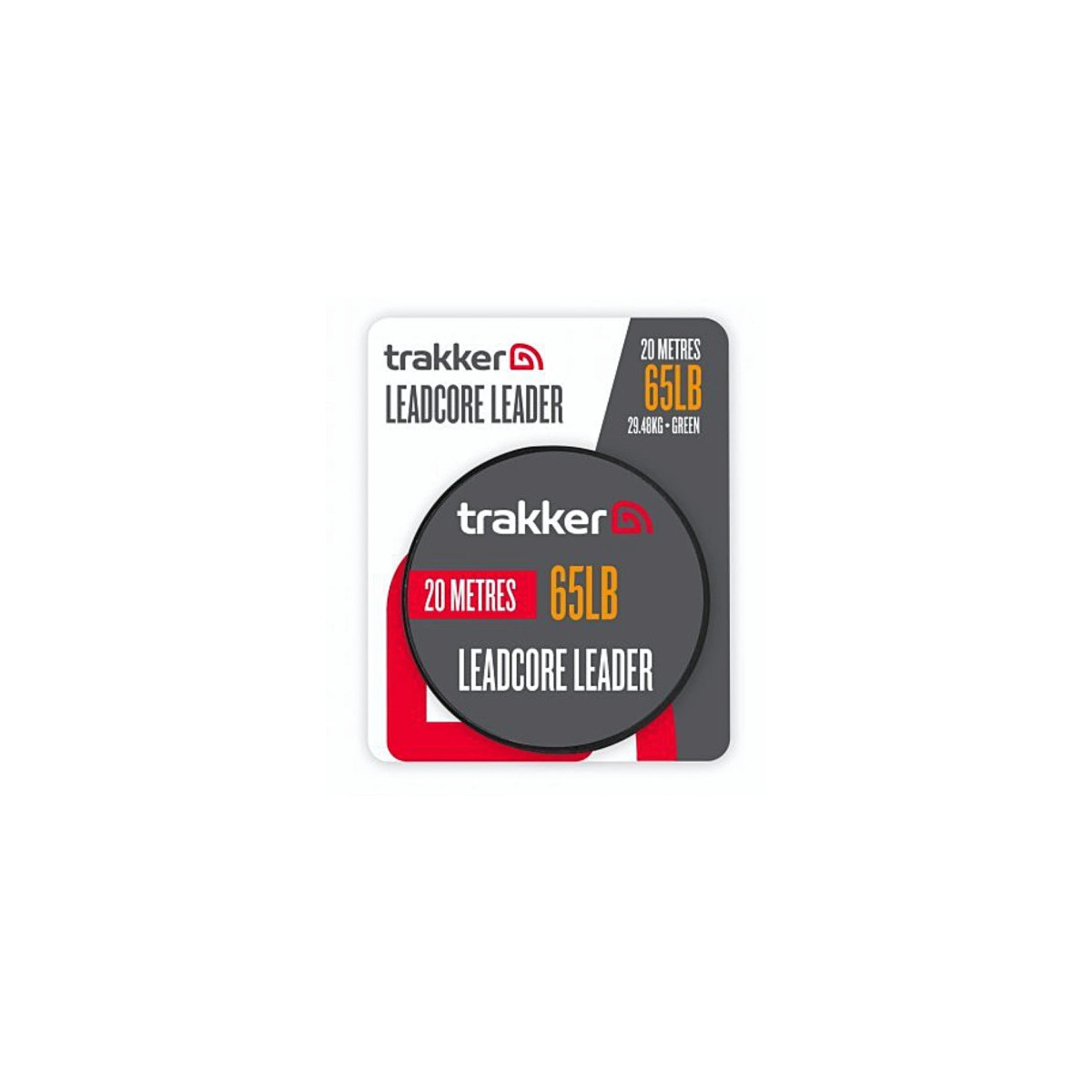 Materiał leadcore z ołowianym rdzeniem Trakker Leadcore Leader 20m / 65lb / 29,48kg