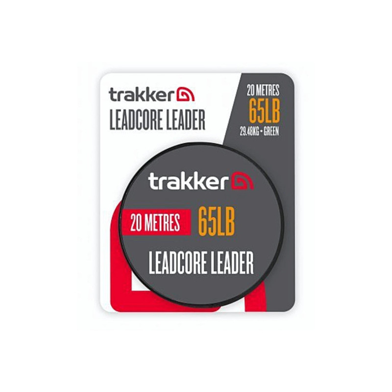 Materiał leadcore z ołowianym rdzeniem Trakker Leadcore Leader 20m / 65lb / 29,48kg