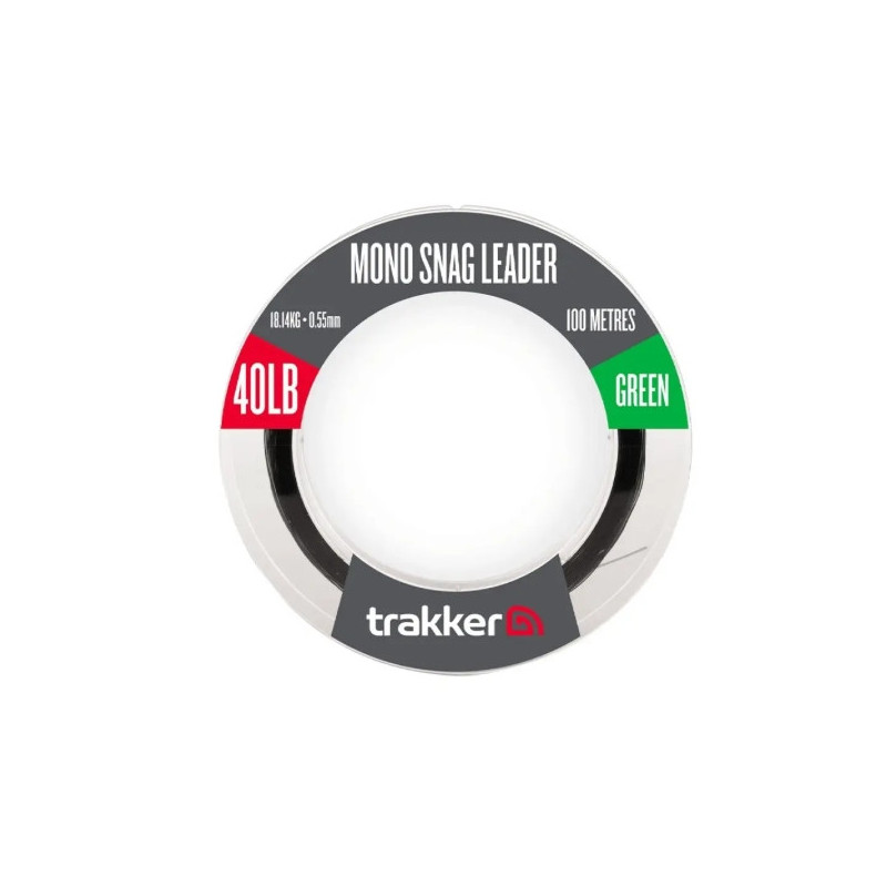 Strzałówka mono Trakker Snag Leader 100m / 0,55mm / 40lb / 18,10kg / Green