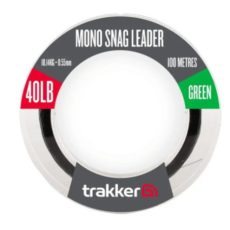 Strzałówka mono Trakker Snag Leader 100m / 0,55mm / 40lb / 18,10kg / Green