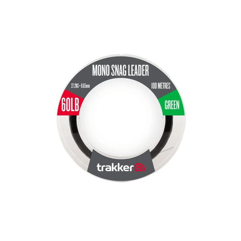 Strzałówka mono Trakker Snag Leader 100m / 0,65mm / 60lb / 27,2kg / Green