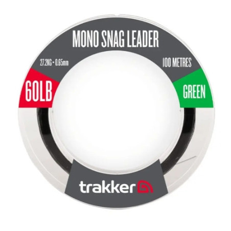 Strzałówka mono Trakker Snag Leader 100m / 0,65mm / 60lb / 27,2kg / Green