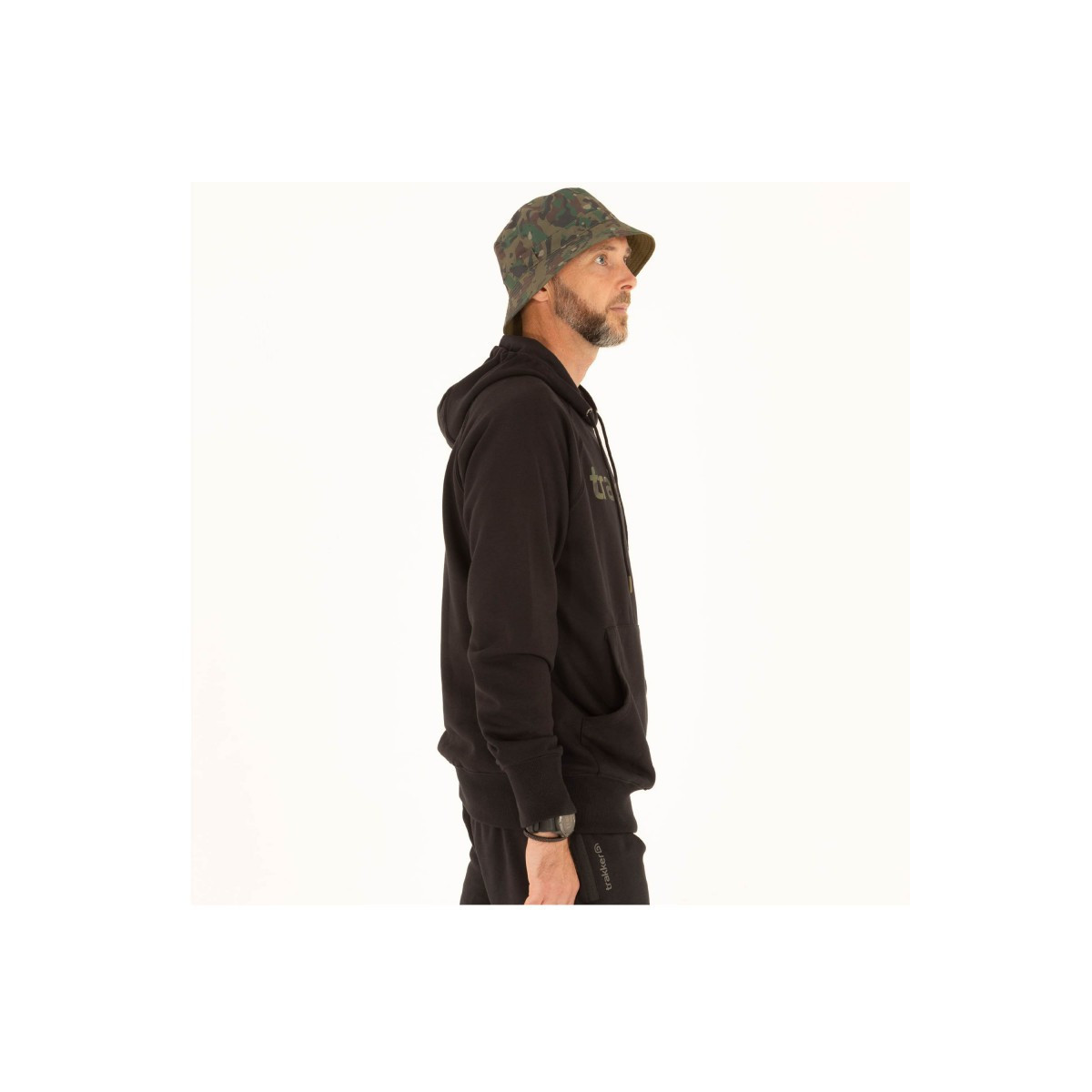 Bluza Trakker CR Logo Hoody Black Camo roz.L