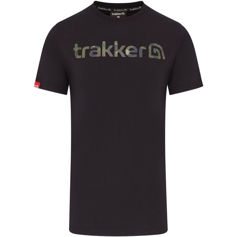 Koszulka Trakker CR Logo T-Shirt Black Camo roz.M