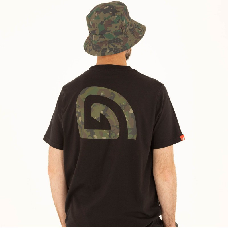 Koszulka Trakker CR Logo T-Shirt Black Camo roz.M