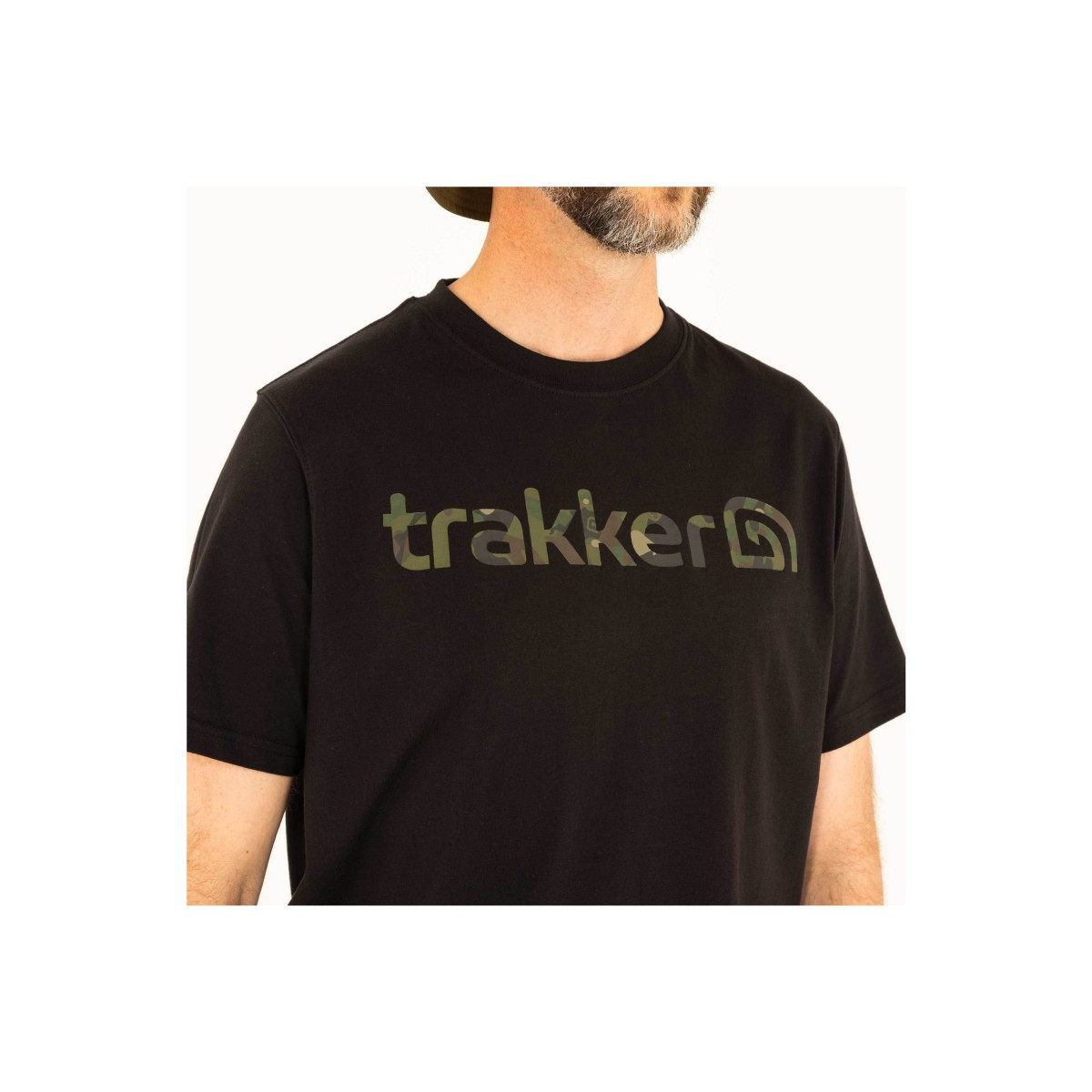 Koszulka Trakker CR Logo T-Shirt Black Camo roz.M
