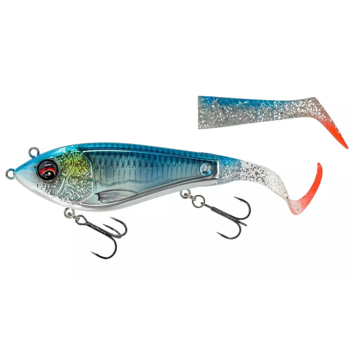 Wobler Savage Gear Deviator Tail 16,5cm - Blue Chrome