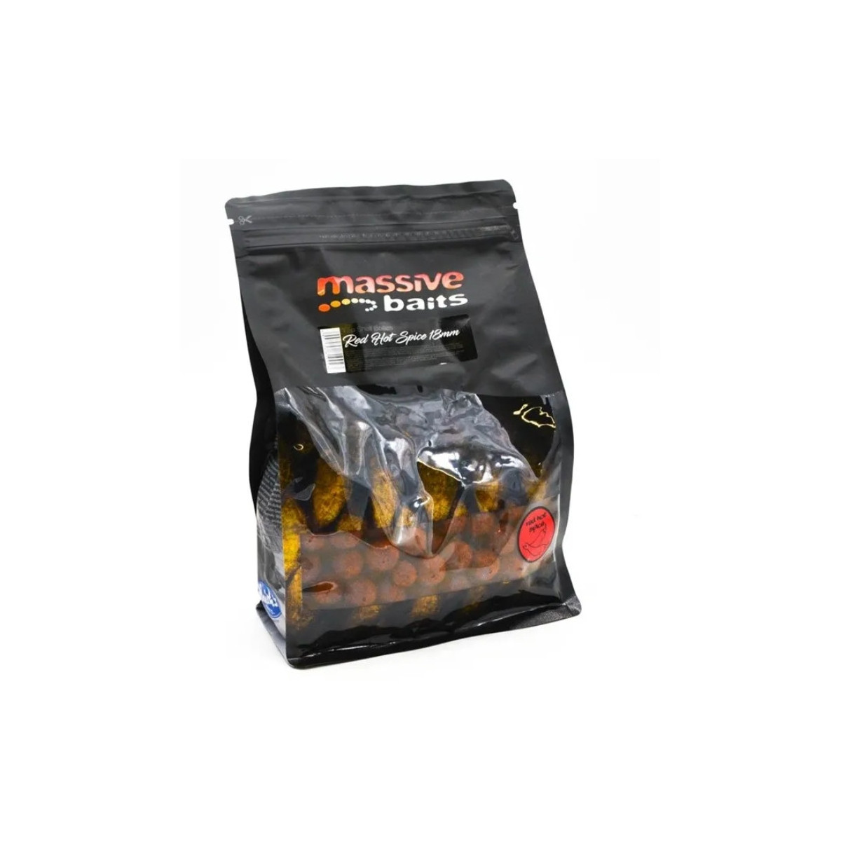 Kulki Massive Baits Top Shelf 1kg 24mm - Red Hot Spice