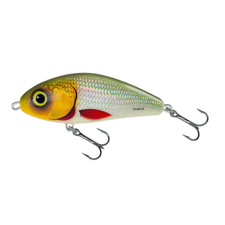 Wobler Salmo FATSO 8cm Floating - Silver Halo