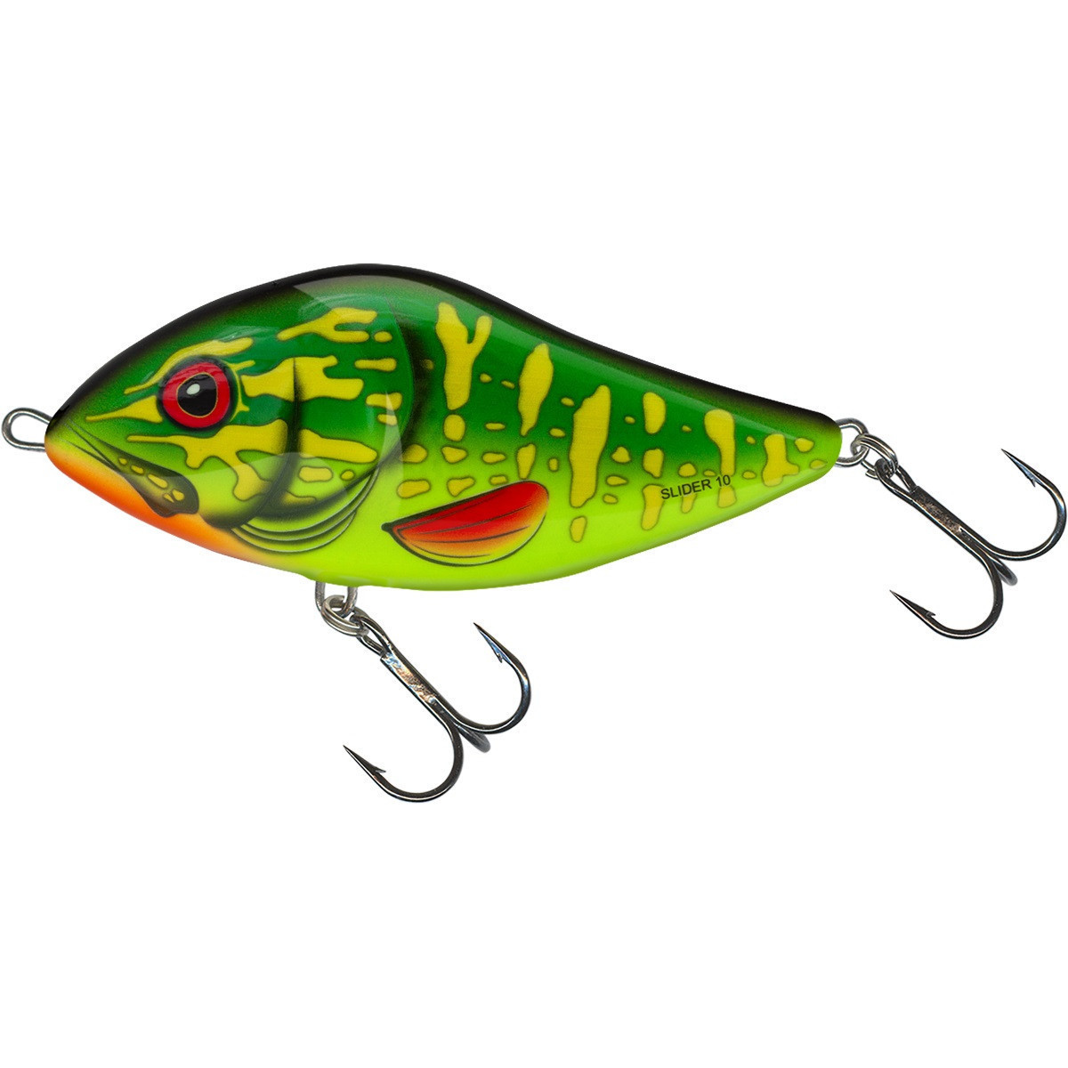 Wobler Salmo Slider 12cm Sinking - Green Pike