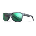 Okulary Wiley X Ovation Captivate GREEN MIRROR – MATTE GRAPHITE