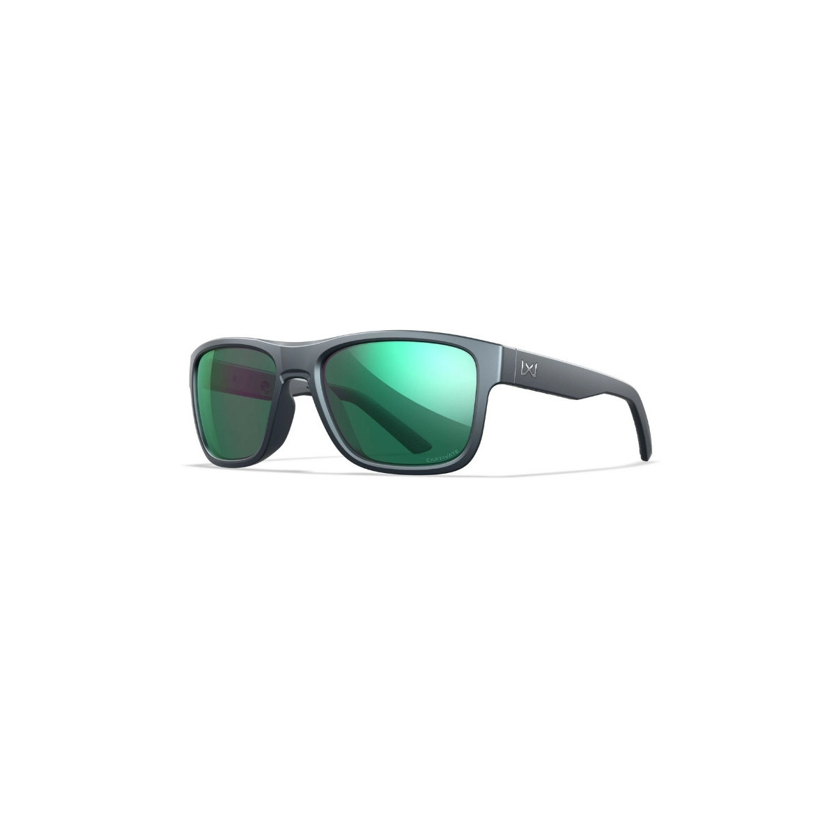 Okulary Wiley X Ovation Captivate GREEN MIRROR – MATTE GRAPHITE