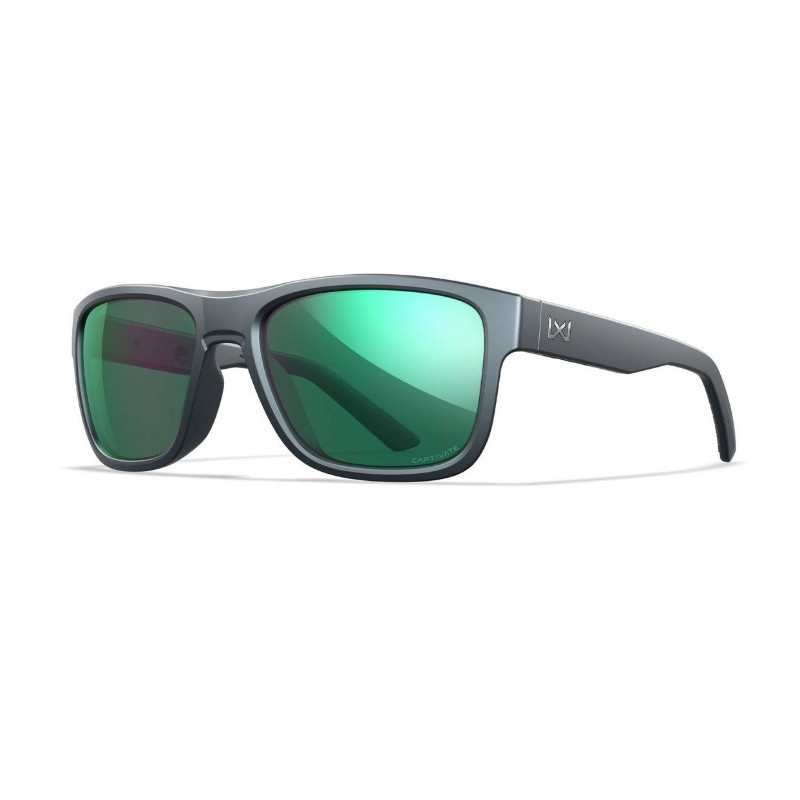 Okulary Wiley X Ovation Captivate GREEN MIRROR – MATTE GRAPHITE