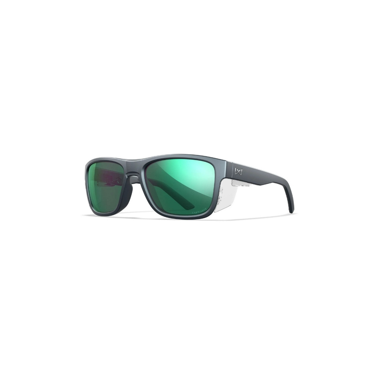 Okulary Wiley X Ovation Captivate GREEN MIRROR – MATTE GRAPHITE