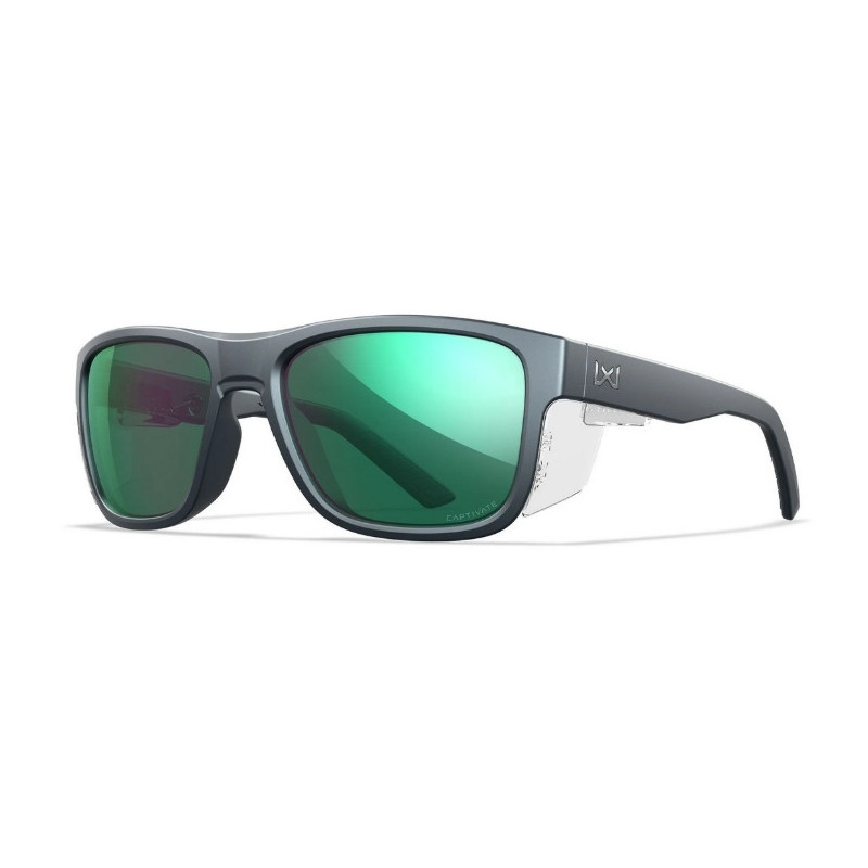 Okulary Wiley X Ovation Captivate GREEN MIRROR – MATTE GRAPHITE