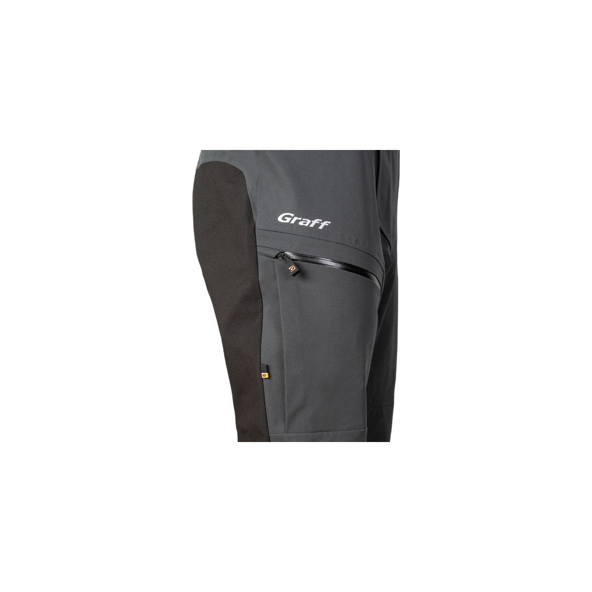 Spodnie z szelkami Graff 707-B/1 roz.2XL/176-182 - grafitowy