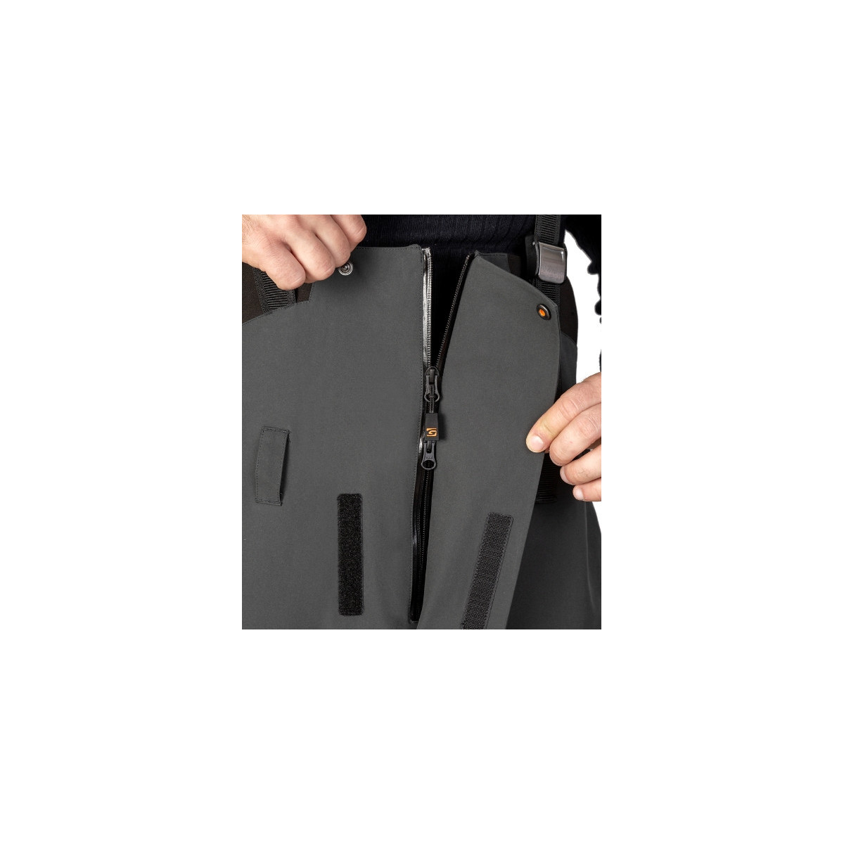 Spodnie z szelkami Graff 707-B/1 roz.2XL/176-182 - grafitowy